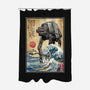 Galactic Empire In Japan-none polyester shower curtain-DrMonekers