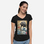 Galactic Empire In Japan-womens v-neck tee-DrMonekers