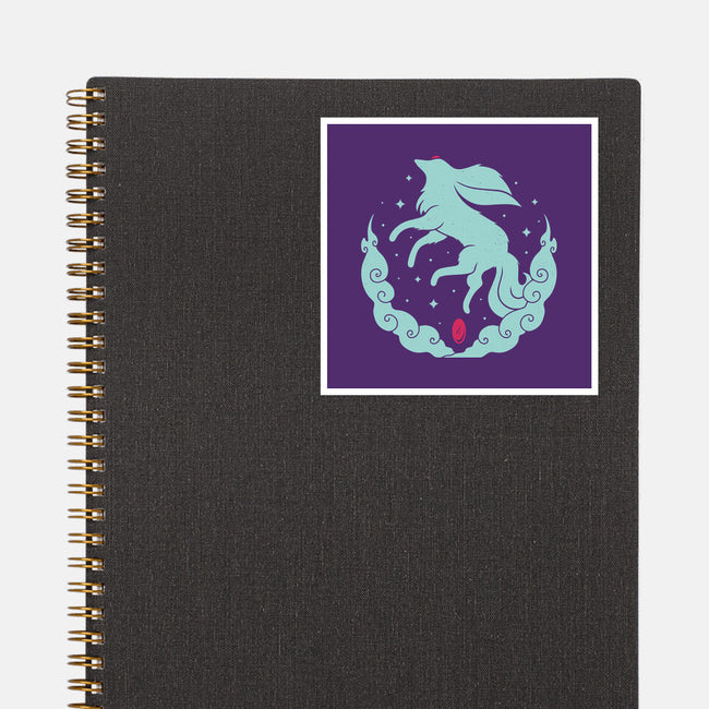 Ruby Magical Creature-none glossy sticker-Alundrart