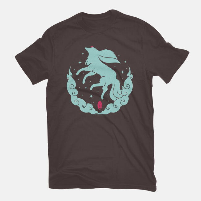 Ruby Magical Creature-womens basic tee-Alundrart