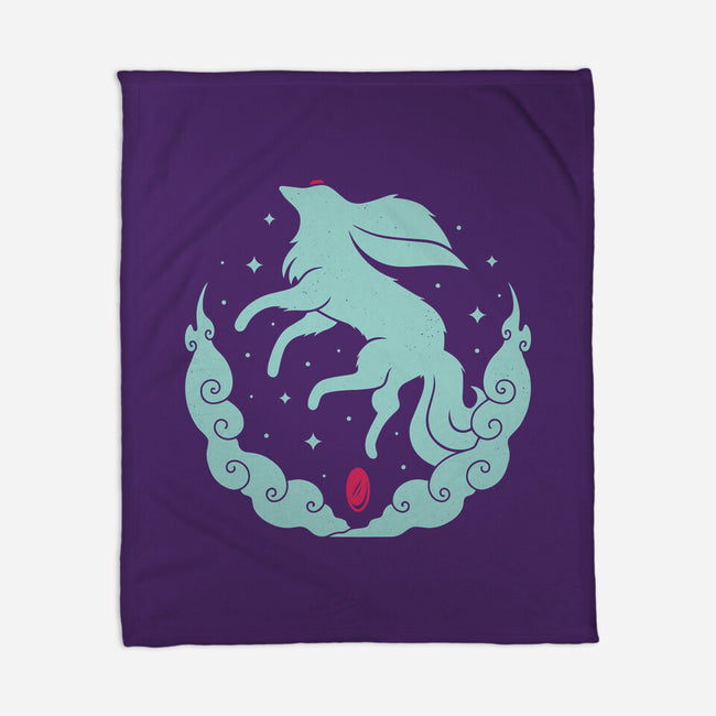 Ruby Magical Creature-none fleece blanket-Alundrart