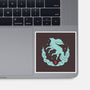 Ruby Magical Creature-none glossy sticker-Alundrart