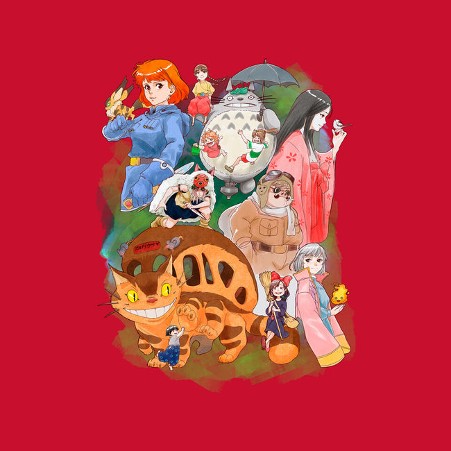 Compilation World-none polyester shower curtain-ArchiriUsagi