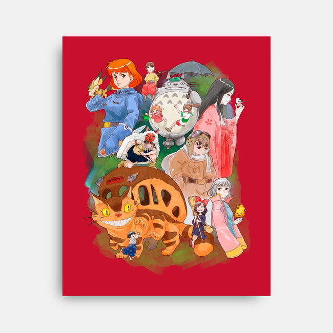 Compilation World-none stretched canvas-ArchiriUsagi