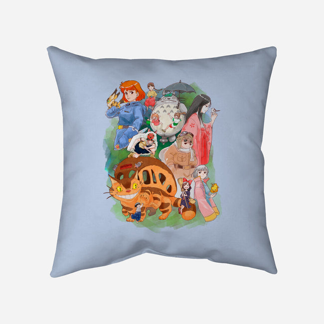Compilation World-none removable cover w insert throw pillow-ArchiriUsagi