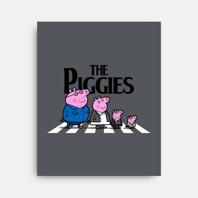 The Piggies-none stretched canvas-Boggs Nicolas