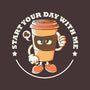 Start Your Day-none basic tote bag-Douglasstencil