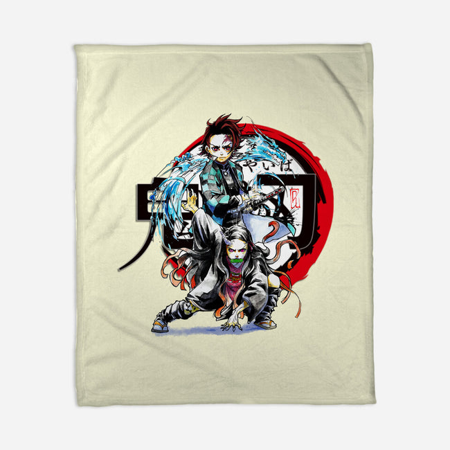 Demon Hunter-none fleece blanket-ArchiriUsagi