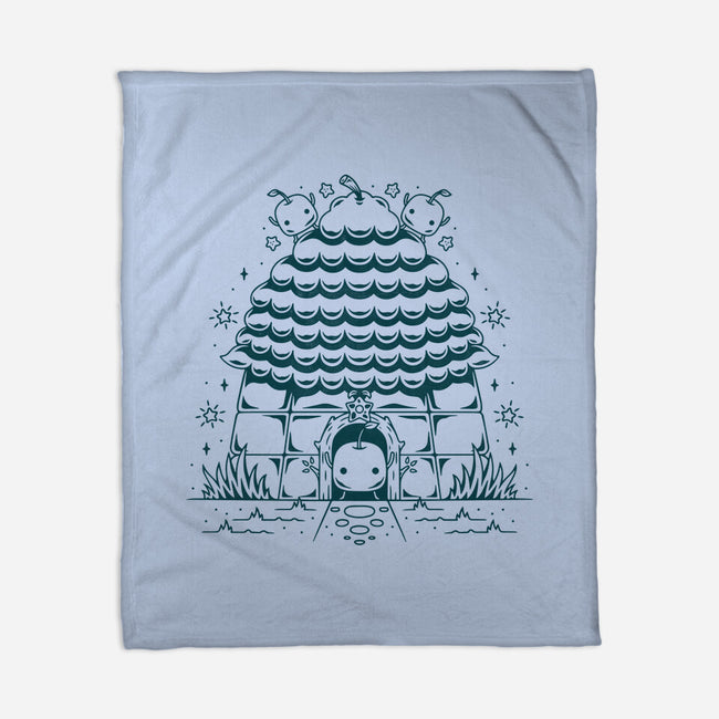 Junimo Hut-none fleece blanket-Alundrart