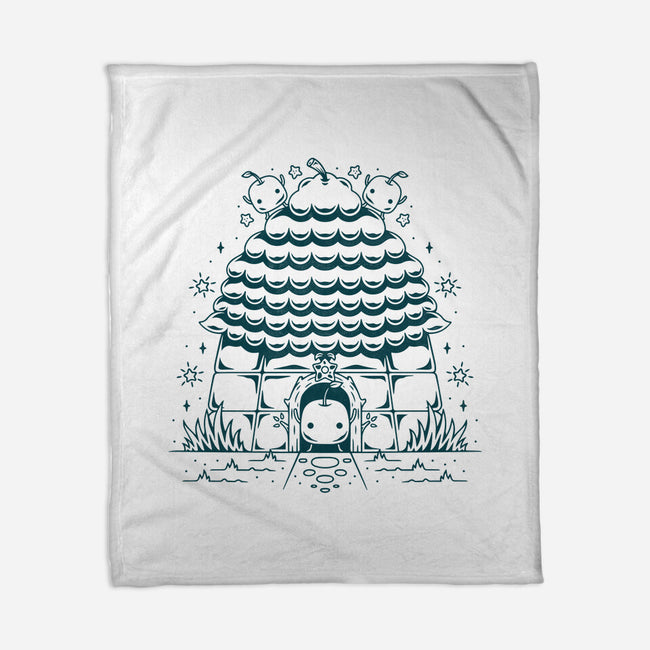 Junimo Hut-none fleece blanket-Alundrart