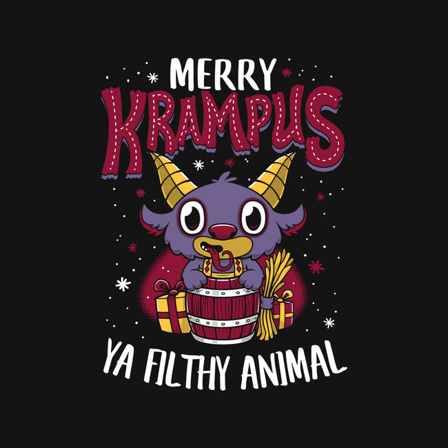 Merry Krampus Ya Filthy Animal-none polyester shower curtain-Nemons