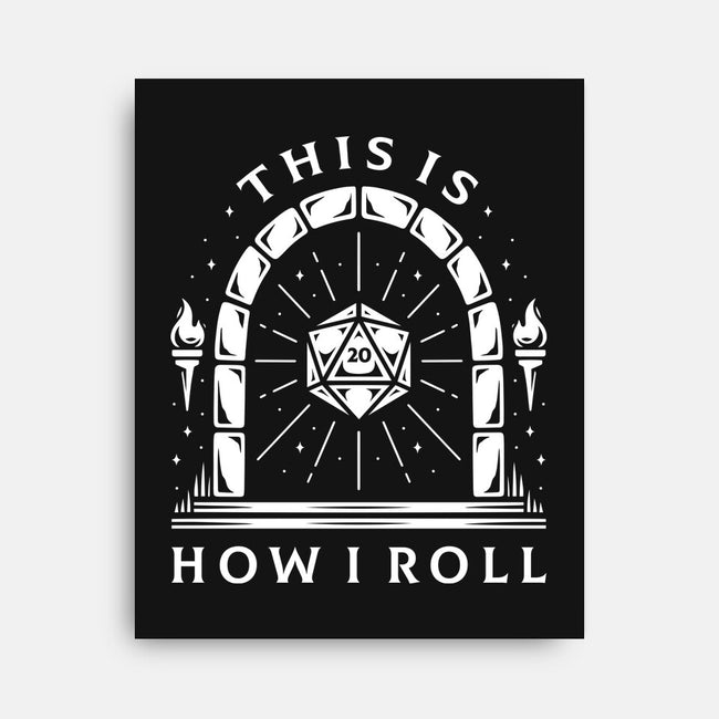 How I Roll-none stretched canvas-Alundrart