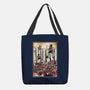 Defending The Wall-none basic tote bag-DrMonekers