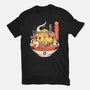 Robo Ramen-womens fitted tee-Alundrart