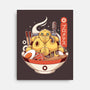 Robo Ramen-none stretched canvas-Alundrart