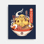 Robo Ramen-none stretched canvas-Alundrart