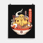 Robo Ramen-none matte poster-Alundrart
