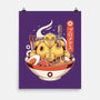 Robo Ramen-none matte poster-Alundrart