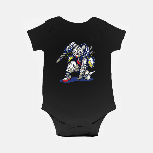Gundam Ninja-baby basic onesie-Rudy