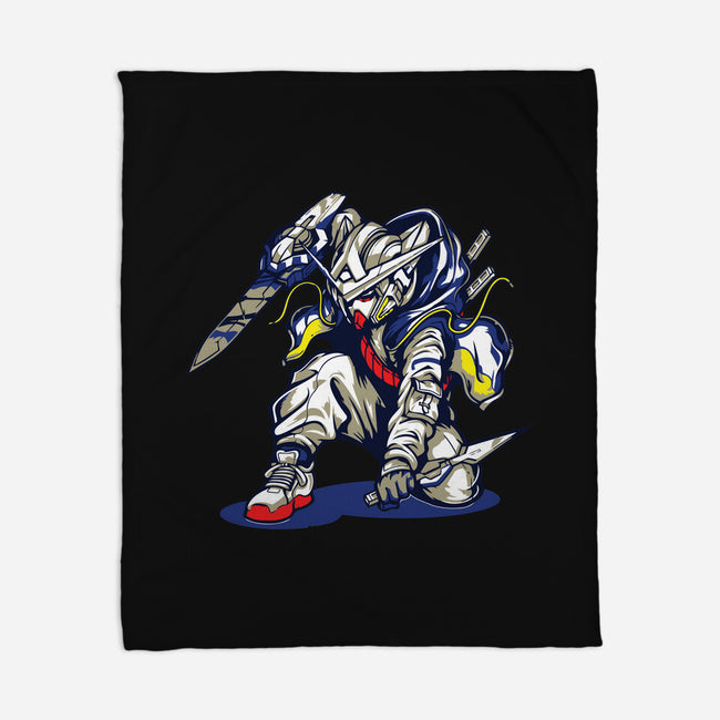 Gundam Ninja-none fleece blanket-Rudy
