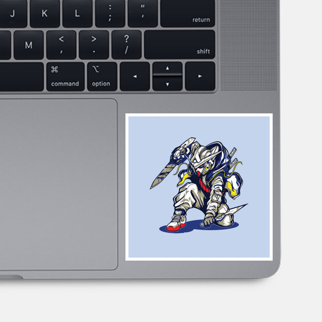 Gundam Ninja-none glossy sticker-Rudy