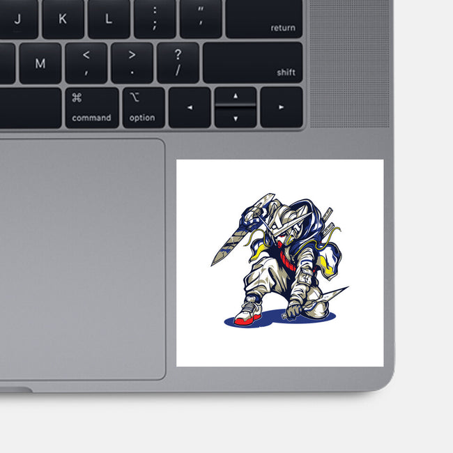 Gundam Ninja-none glossy sticker-Rudy