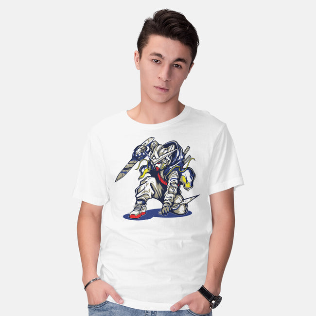Gundam Ninja-mens basic tee-Rudy