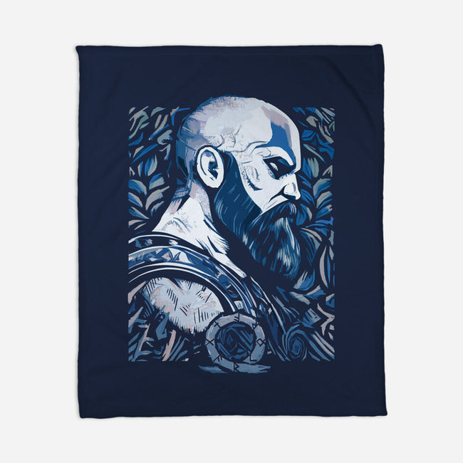 God Of The North-none fleece blanket-Vanadium