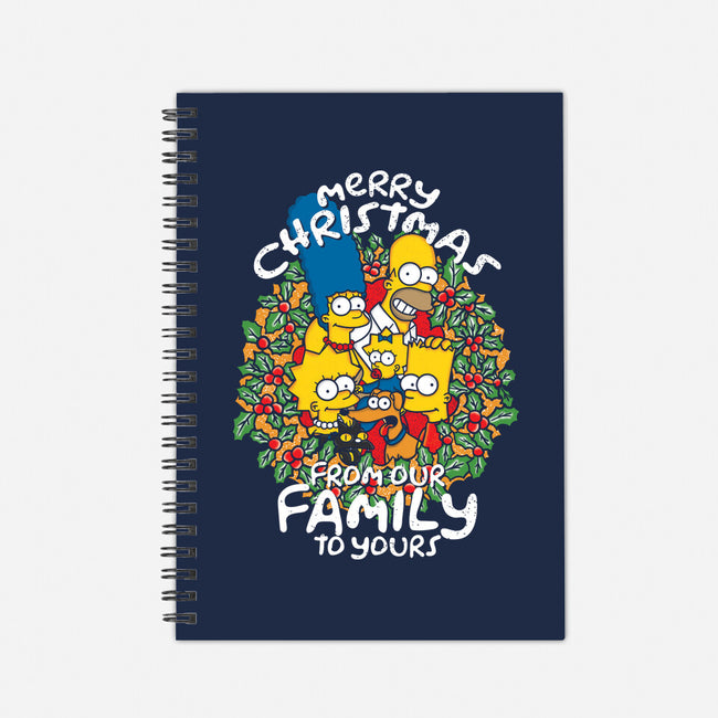 Greetings From The Simpsons-none dot grid notebook-turborat14