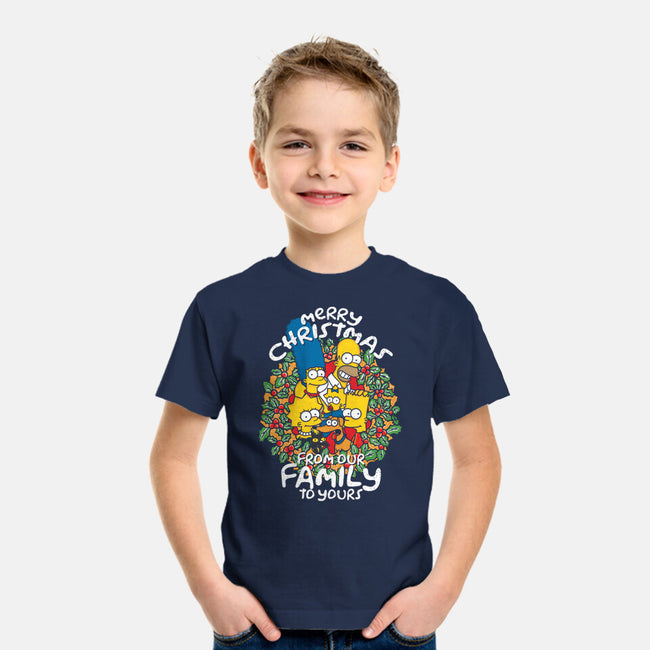 Greetings From The Simpsons-youth basic tee-turborat14