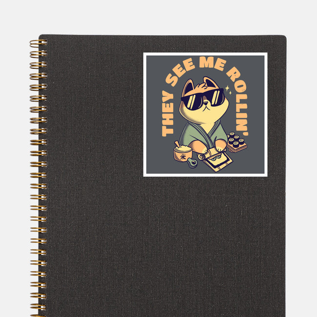 See Me Rollin-none glossy sticker-Mushita