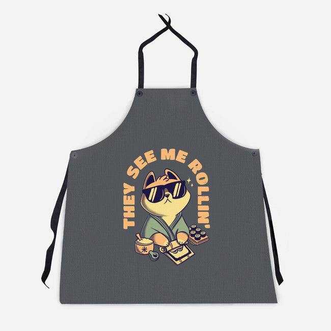 See Me Rollin-unisex kitchen apron-Mushita