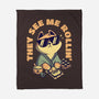 See Me Rollin-none fleece blanket-Mushita