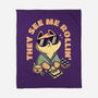 See Me Rollin-none fleece blanket-Mushita
