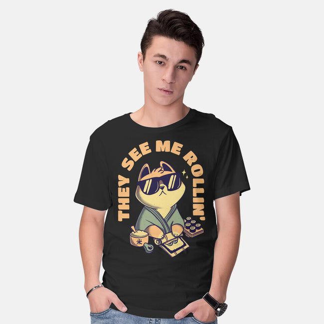 See Me Rollin-mens basic tee-Mushita
