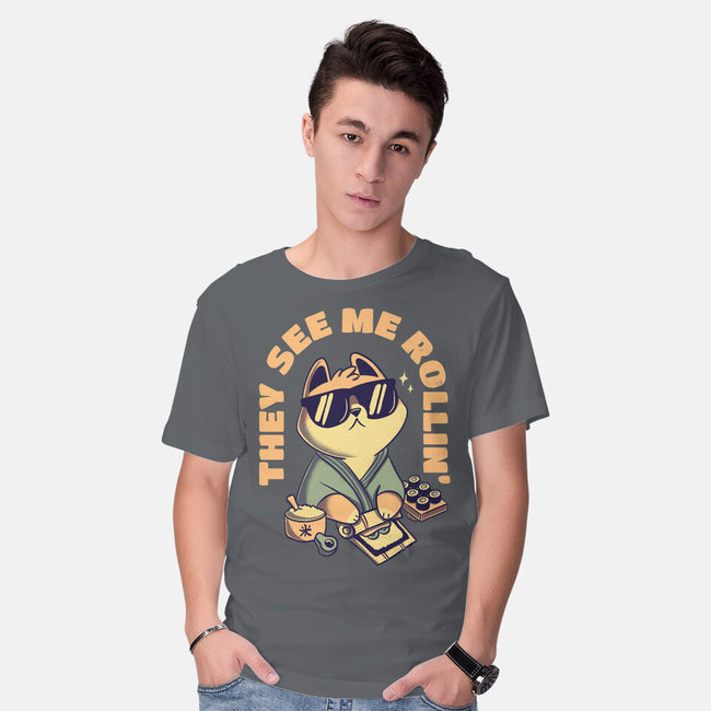 See Me Rollin-mens basic tee-Mushita