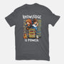 Knowledge Is Power-womens fitted tee-Vallina84