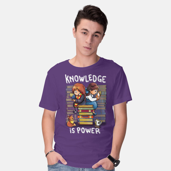 Knowledge Is Power-mens basic tee-Vallina84
