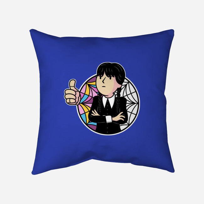 Vault Girl-none removable cover throw pillow-Raffiti