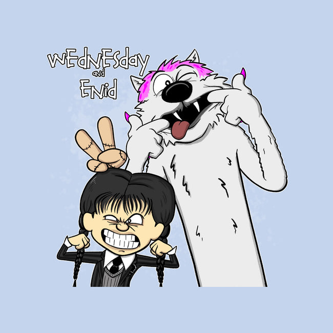 Wednesday & Enid-none fleece blanket-MarianoSan