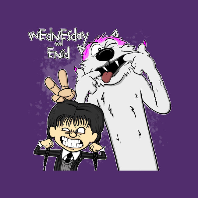 Wednesday & Enid-none fleece blanket-MarianoSan