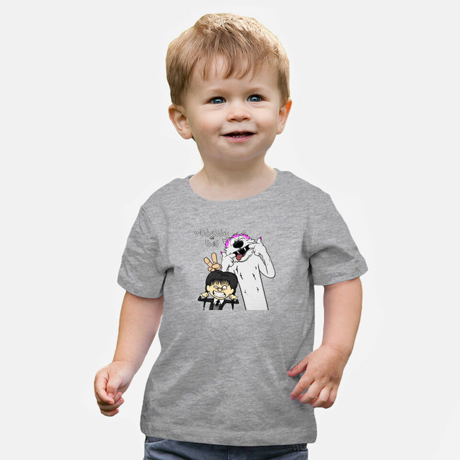 Wednesday & Enid-baby basic tee-MarianoSan