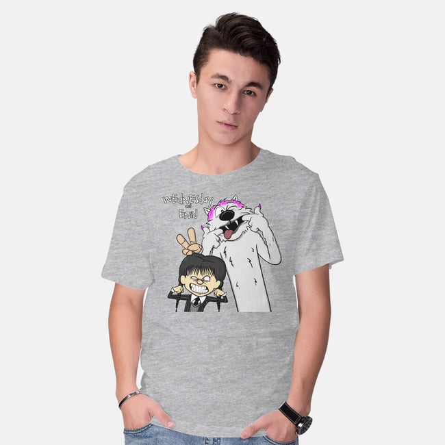 Wednesday & Enid-mens basic tee-MarianoSan