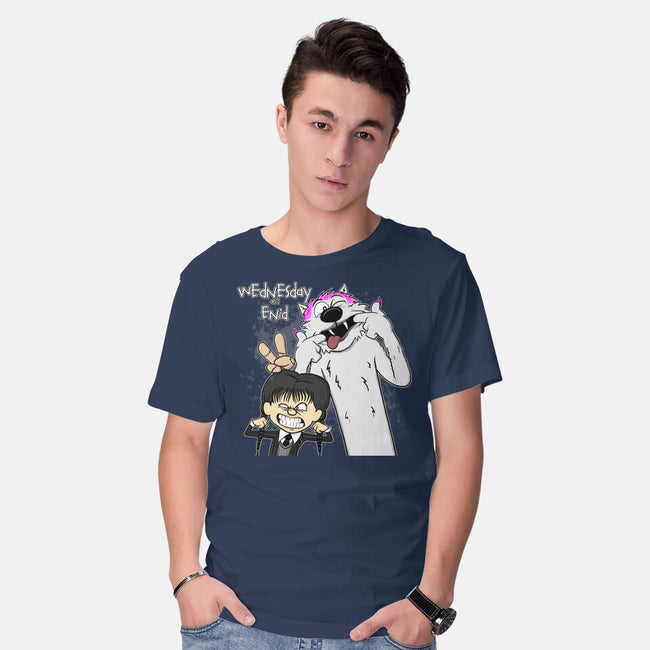 Wednesday & Enid-mens basic tee-MarianoSan