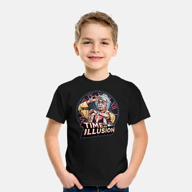 Time Is An Illusion-youth basic tee-momma_gorilla