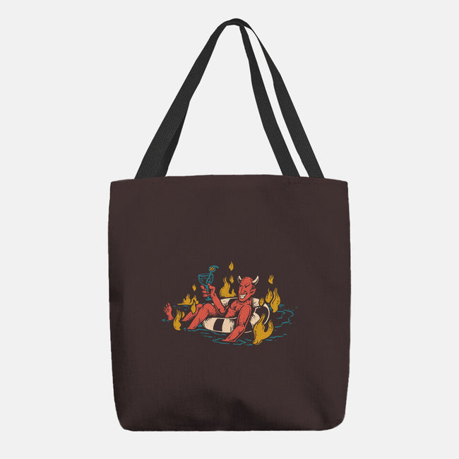 Bathing In Fire-none basic tote bag-tdK17