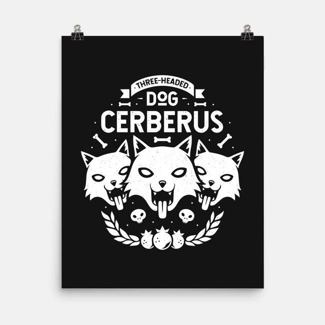 Three-headed Dog-none matte poster-Alundrart