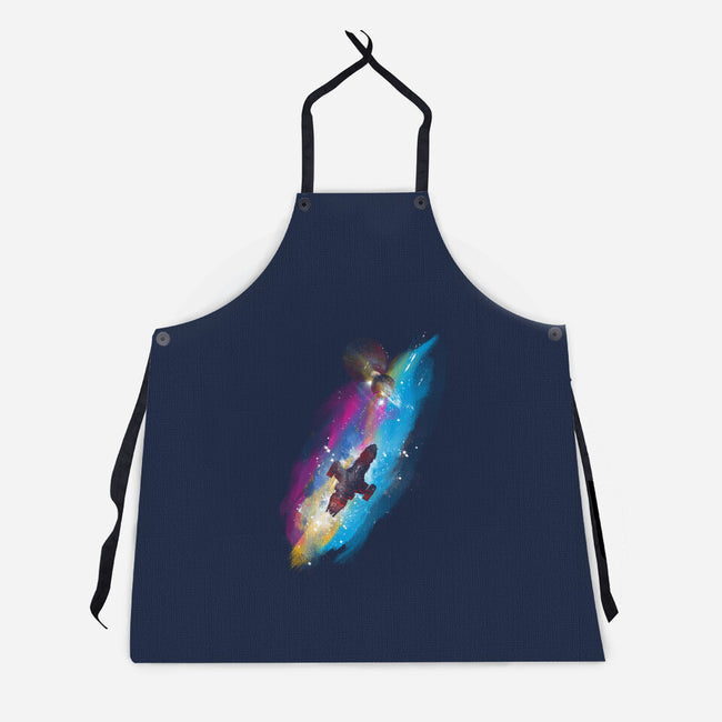 The Shiny Smuggler-unisex kitchen apron-kharmazero