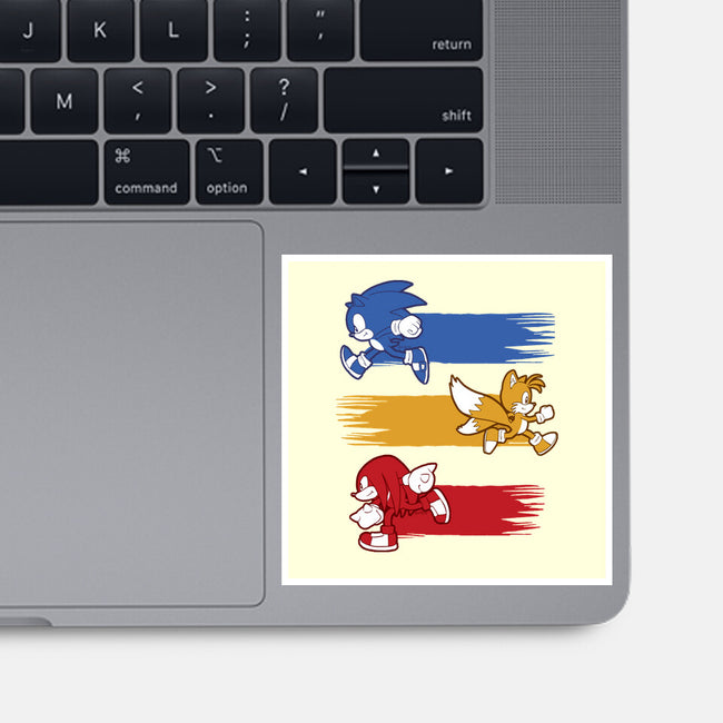 Runners-none glossy sticker-Andriu