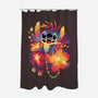 Loco Experiment-none polyester shower curtain-Snouleaf